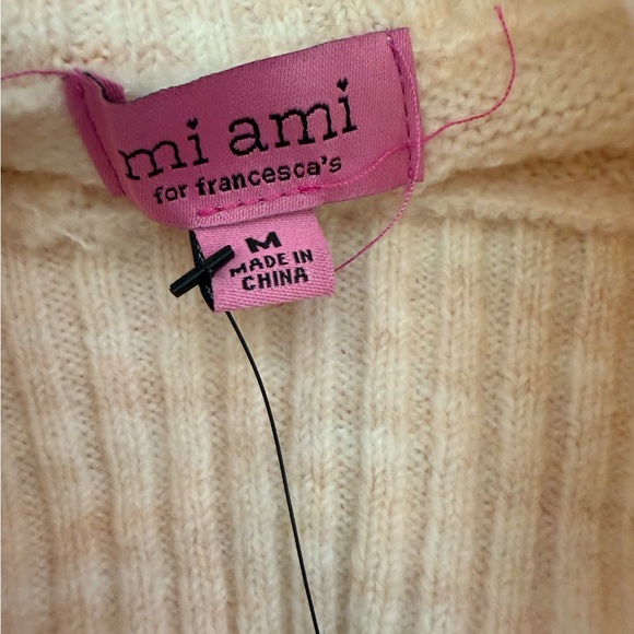 ❌SOLD❌ Francesca's Jeanne Striped Sweater Mini Dress - Picture 5 of 7